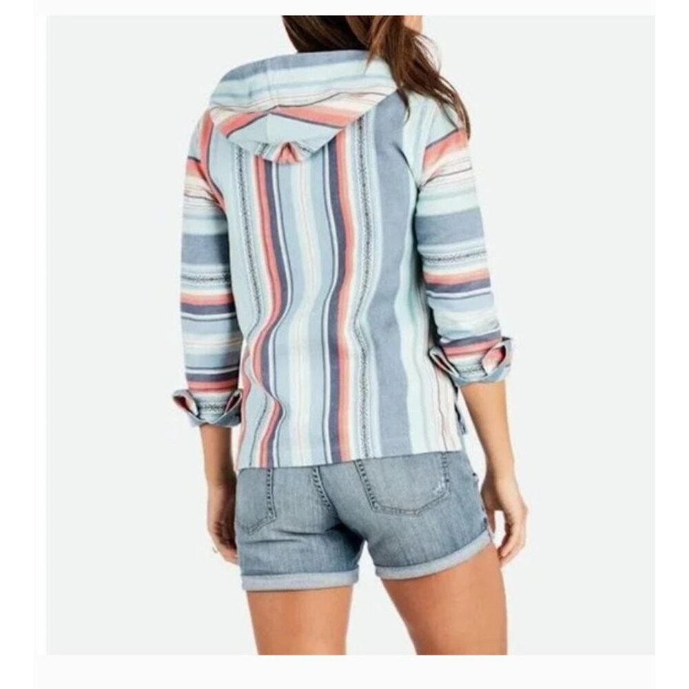 NWT Faherty Baja Sierra Paradise Hooded Pullover Top Tunic W's S $158 Organic - Picture 12 of 17